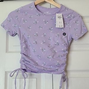 🍂$12 Sale🍂 NWT- Hollister Cinch Baby Tee